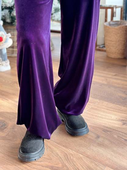 2024 NEW VELVET JACKET AND PANTS SET