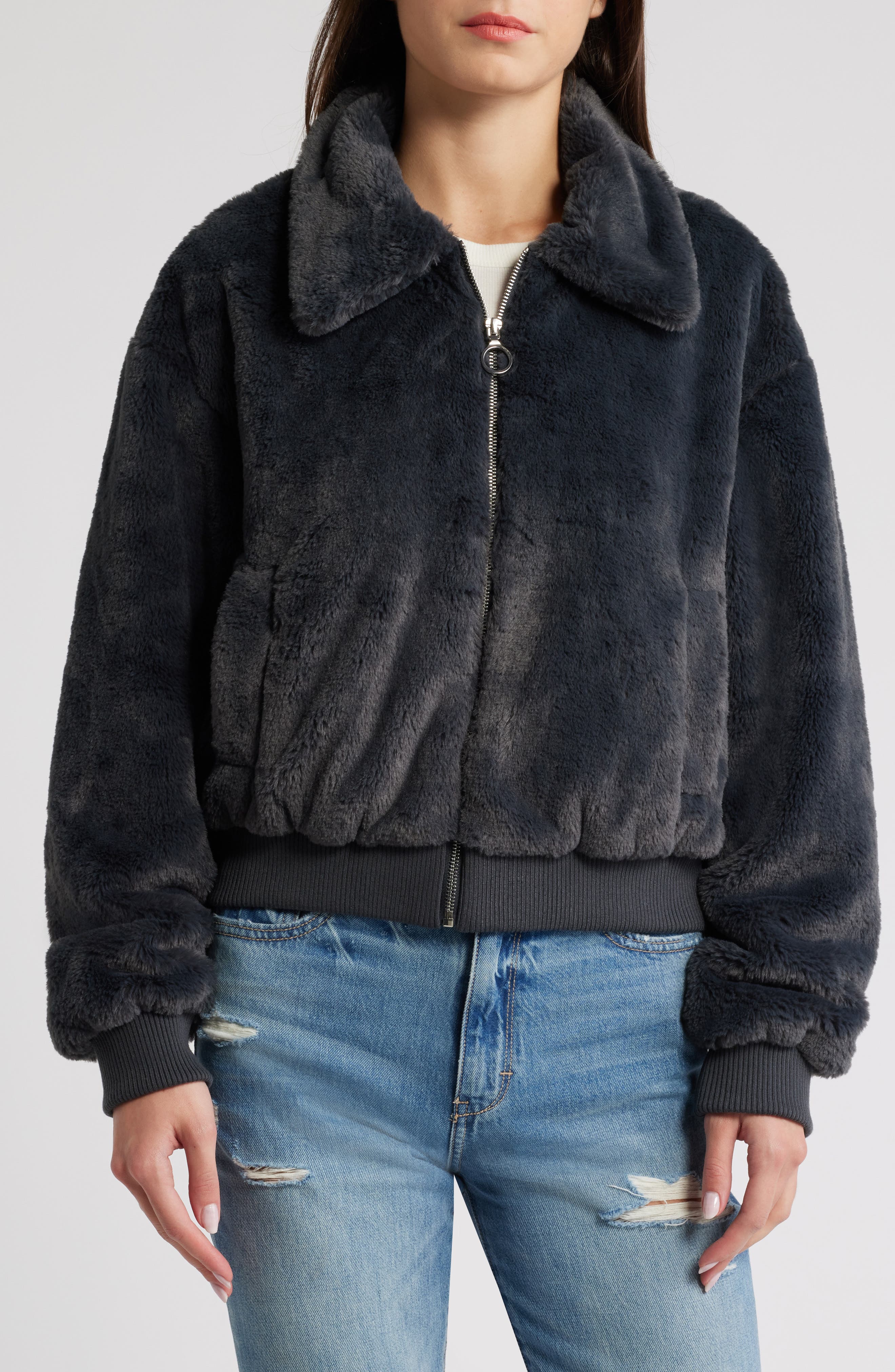 New Women's Faux Fur Jacket