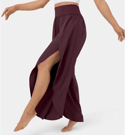 Womens High Waisted Wide Leg Pants