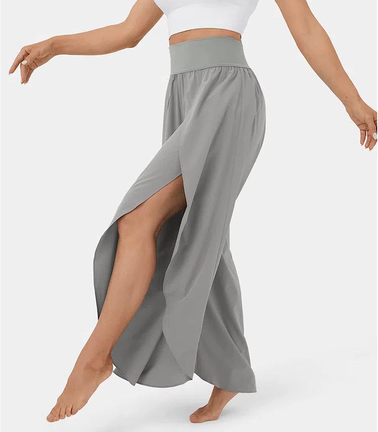 Womens High Waisted Wide Leg Pants