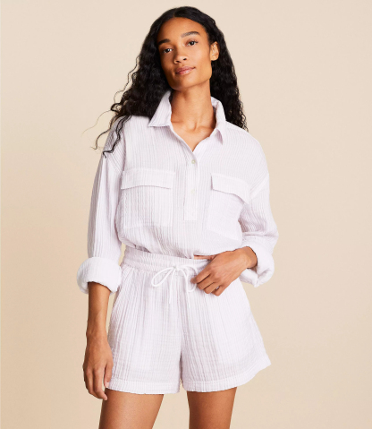 Triple-Weave Cotton Lounge Set