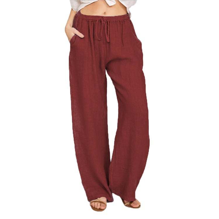 Woman's Cotton Linen Pants-Buy 2 Free Shipping