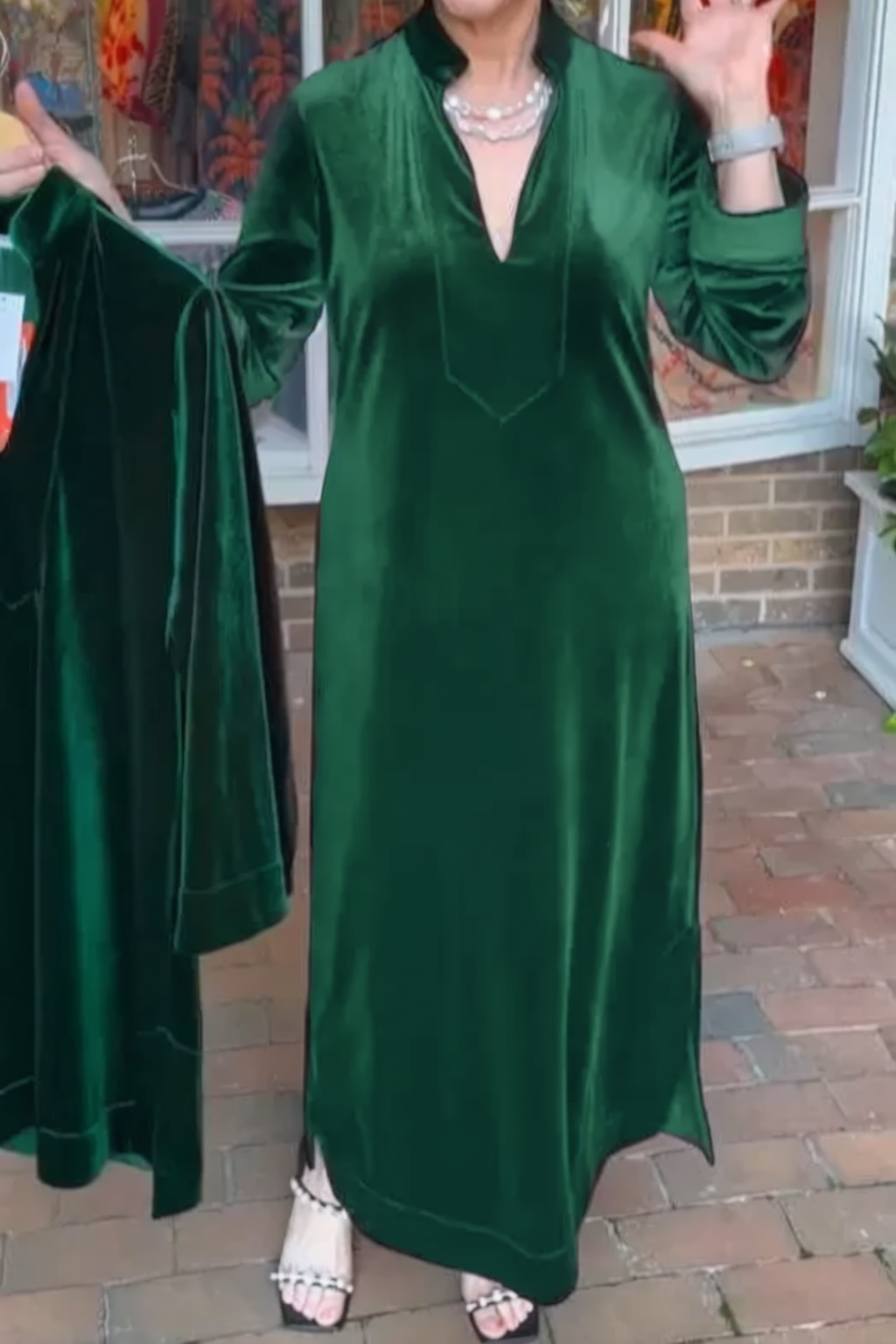 Short & Long Velvet Dress