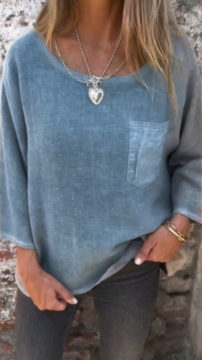 Women's Casual Cotton and linen top