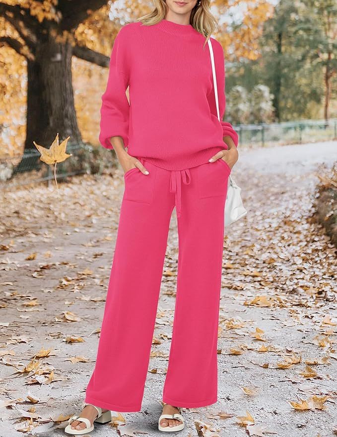 Women's casual sports two-piece sweater suit