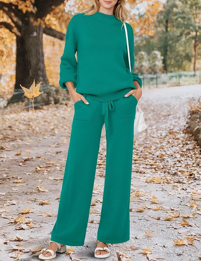 Women's casual sports two-piece sweater suit