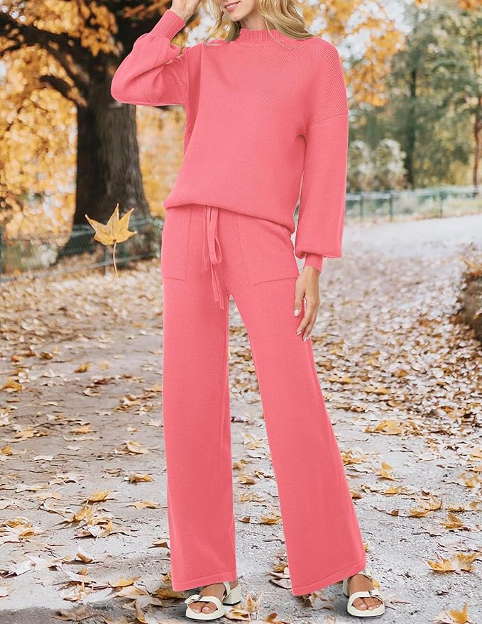 Women's casual sports two-piece sweater suit