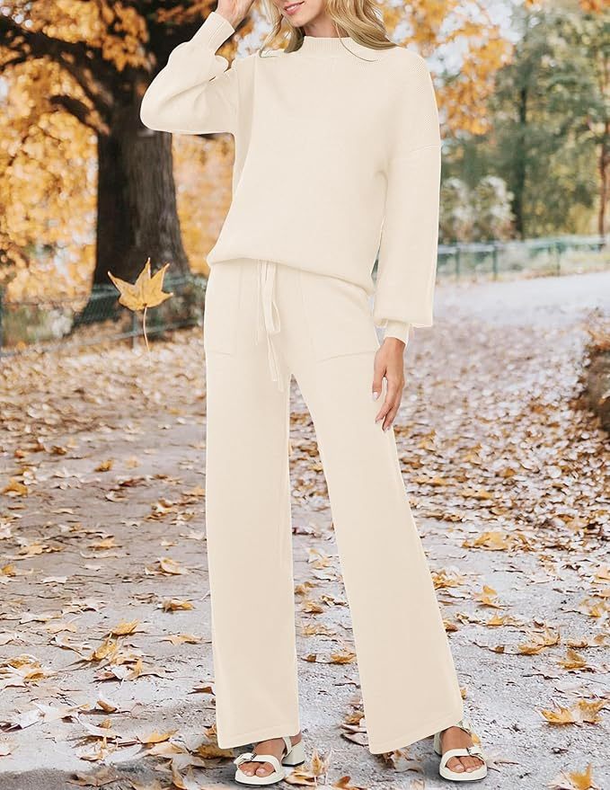 Women's casual sports two-piece sweater suit