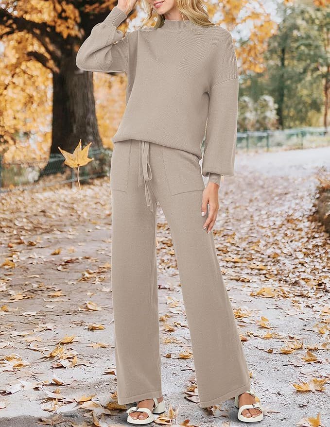 Women's casual sports two-piece sweater suit