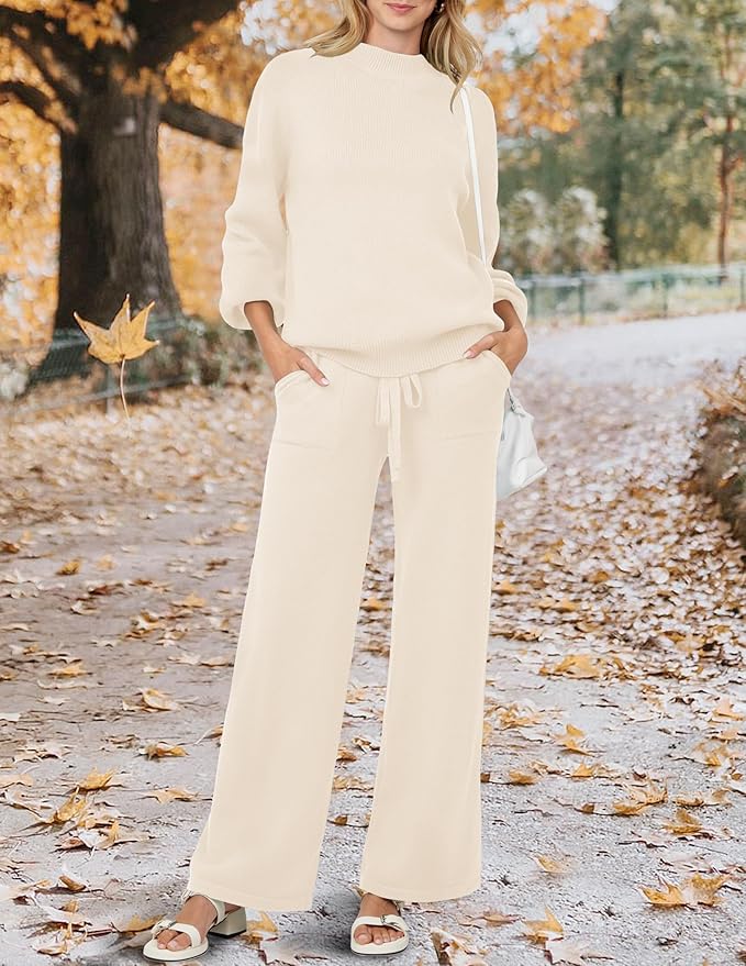 Women's casual sports two-piece sweater suit