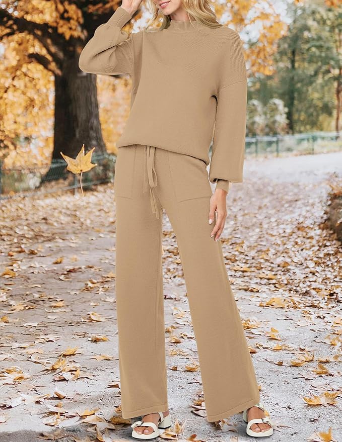 Women's casual sports two-piece sweater suit