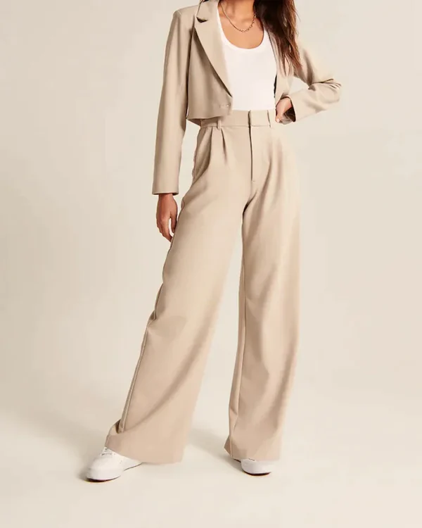 Wide Leg Tailored Pants (Buy 2 Free Shipping)