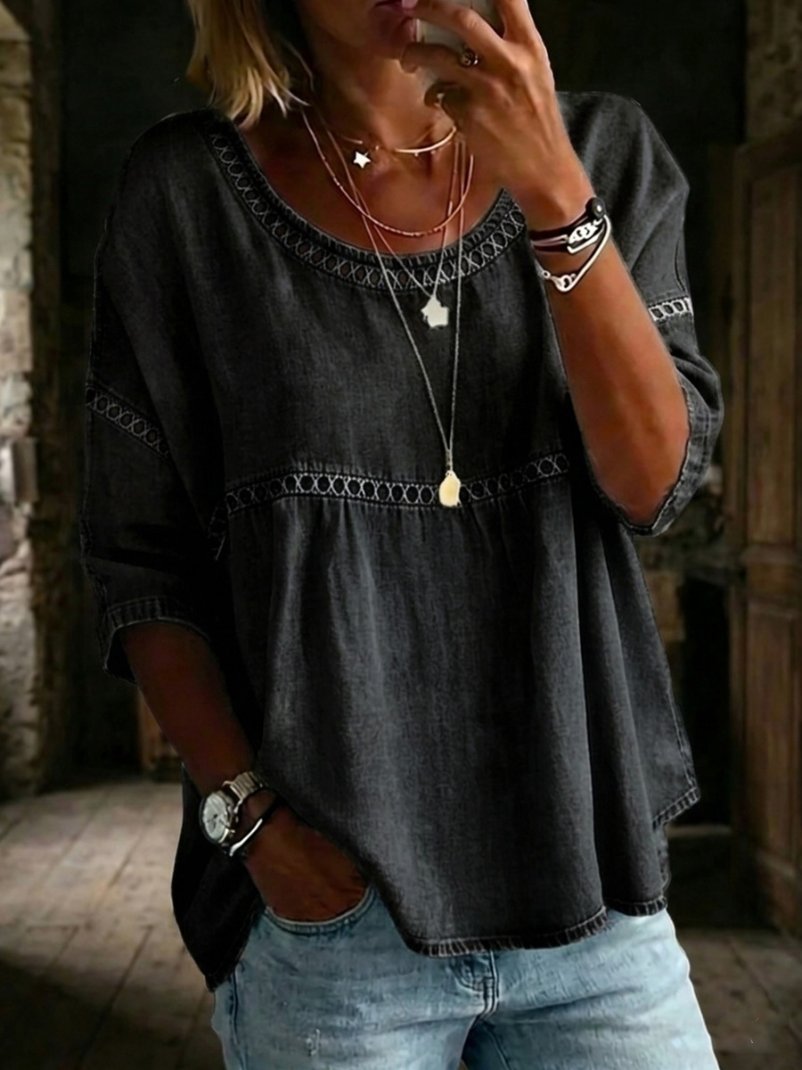 New Arrivals🔥 Women's Vintage Casual Loose Linen Blouse Shirt