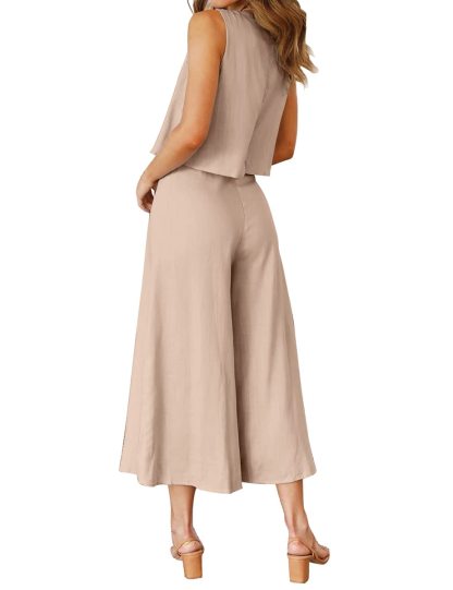 Plus Size Friendly Cropped Jumpsuit