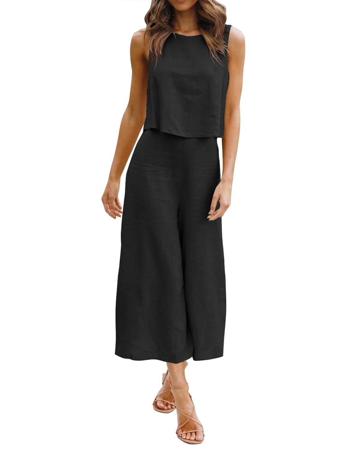 Plus Size Friendly Cropped Jumpsuit