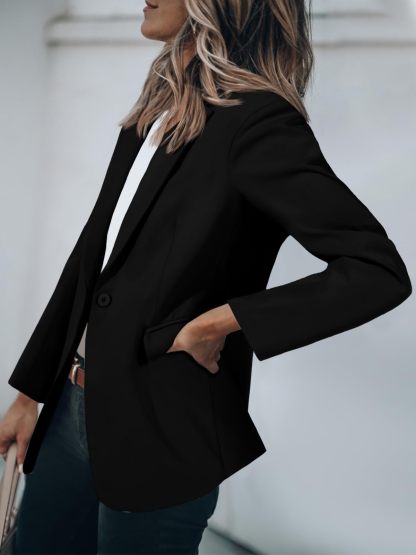 Open Front Long Sleeve Blazer