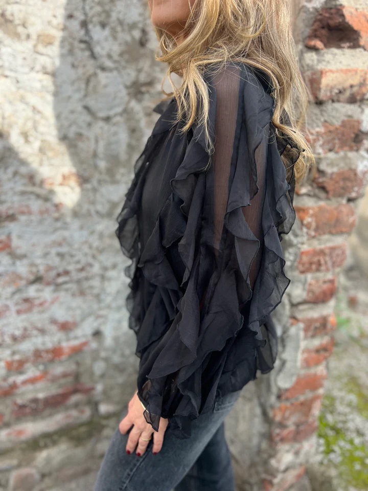 CLEARANCE SALE🔥Wrinkle Proof V Neck Blouse Bust Friendly