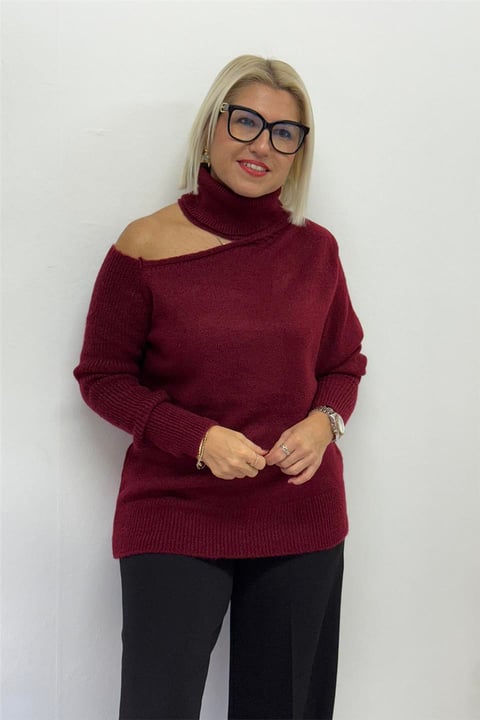 CLEARANCE SALE🔥Relaxed Fit Off-Shoulder Sweater