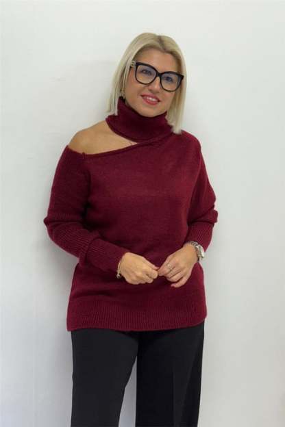 CLEARANCE SALE🔥Relaxed Fit Off-Shoulder Sweater