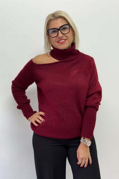 CLEARANCE SALE🔥Relaxed Fit Off-Shoulder Sweater