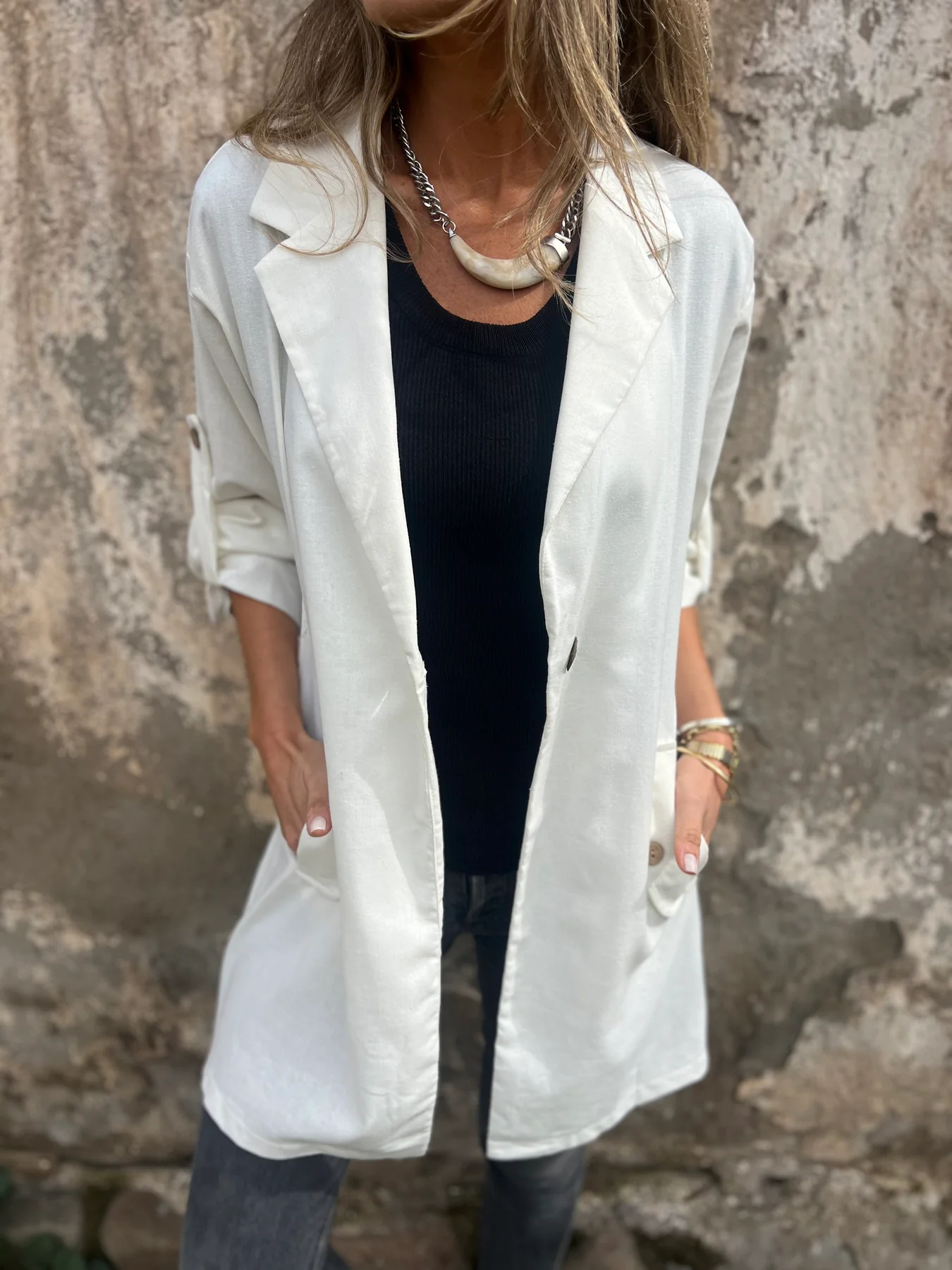 CLEARANCE SALE🔥Essential Linen Summer Blazer