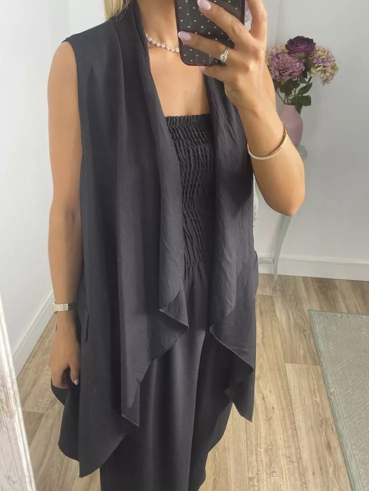 Honeycomb Strapless Jumpsuit Set