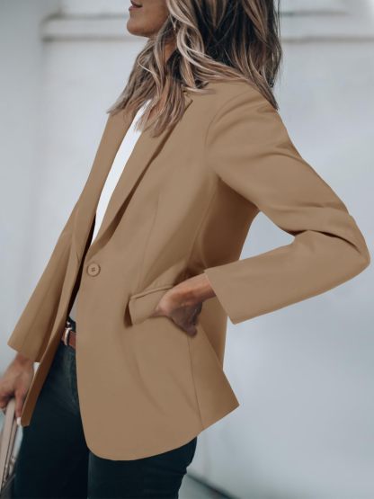 Open Front Long Sleeve Blazer