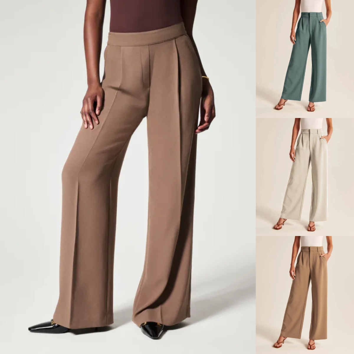 Wide Leg Tailored Pants (Buy 2 Free Shipping)