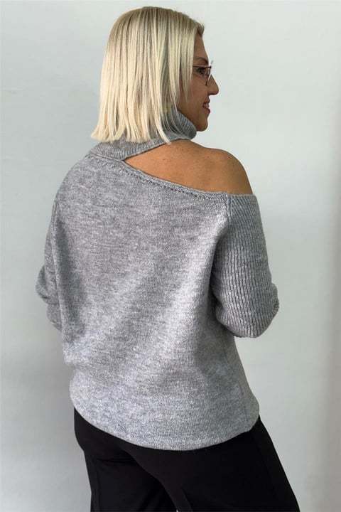 CLEARANCE SALE🔥Relaxed Fit Off-Shoulder Sweater