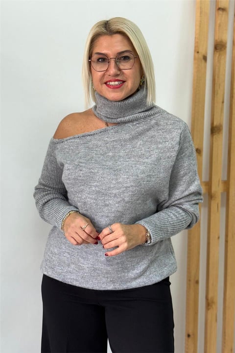 CLEARANCE SALE🔥Relaxed Fit Off-Shoulder Sweater