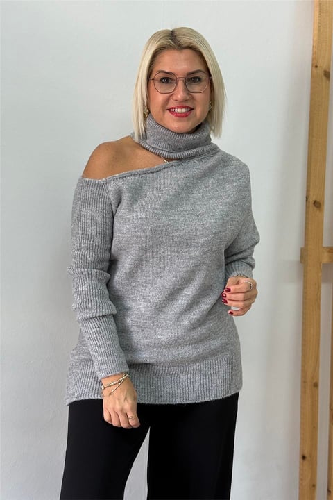 CLEARANCE SALE🔥Relaxed Fit Off-Shoulder Sweater
