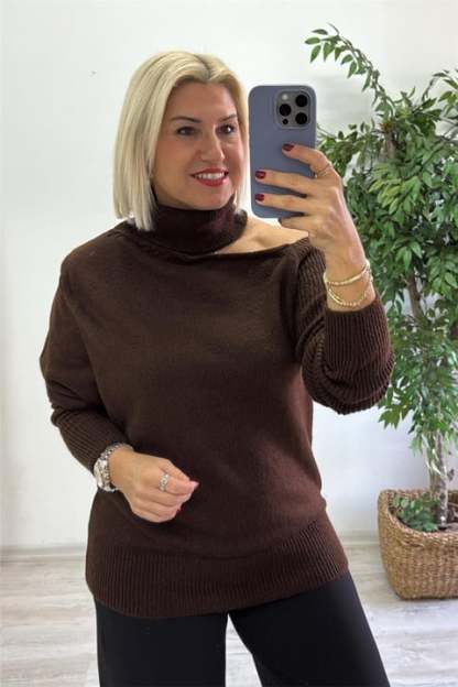 CLEARANCE SALE🔥Relaxed Fit Off-Shoulder Sweater