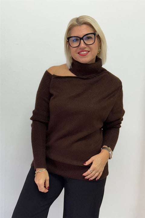 CLEARANCE SALE🔥Relaxed Fit Off-Shoulder Sweater