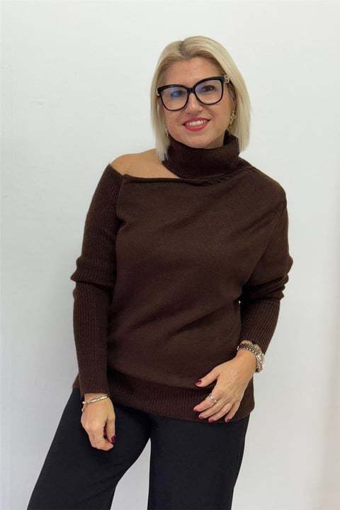 CLEARANCE SALE🔥Relaxed Fit Off-Shoulder Sweater