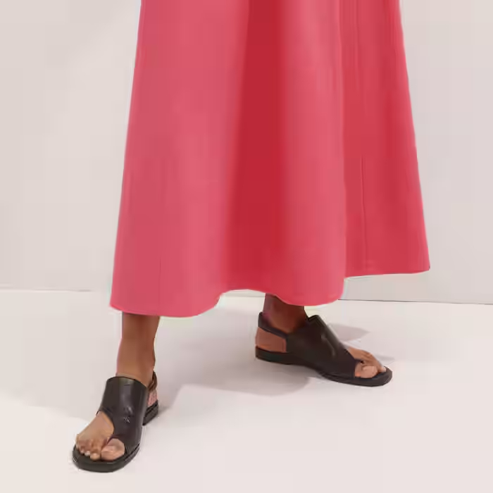 Pink Sleeveless Maxi Dress
