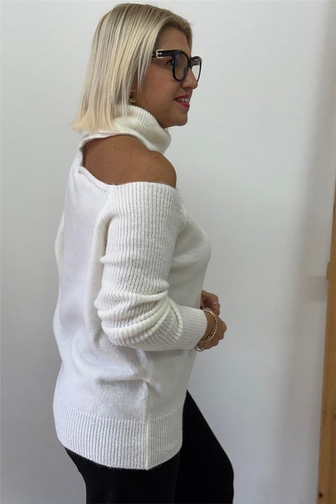CLEARANCE SALE🔥Relaxed Fit Off-Shoulder Sweater