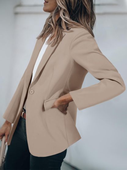 Open Front Long Sleeve Blazer
