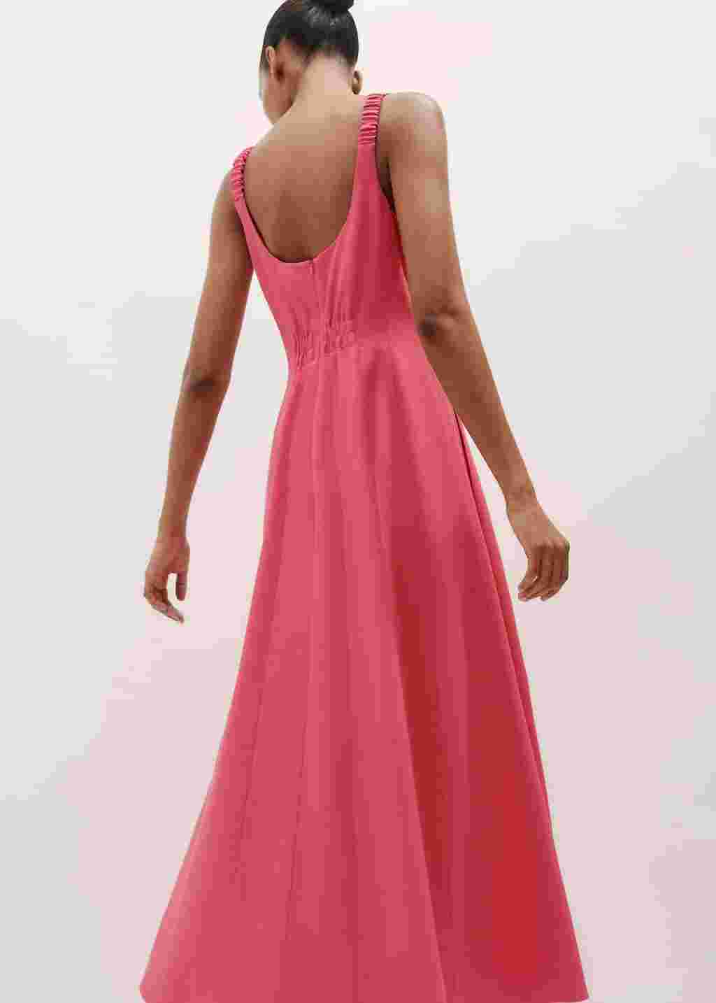 Pink Sleeveless Maxi Dress