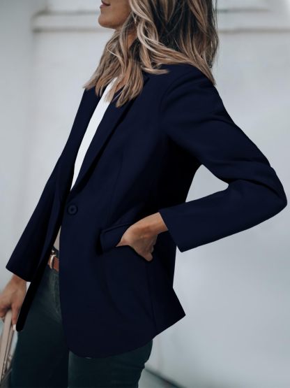 Open Front Long Sleeve Blazer