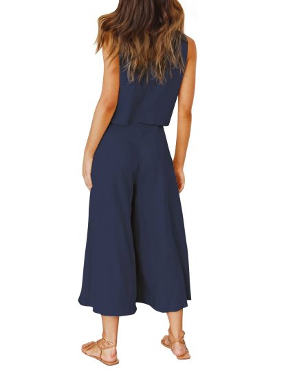 Plus Size Friendly Cropped Jumpsuit