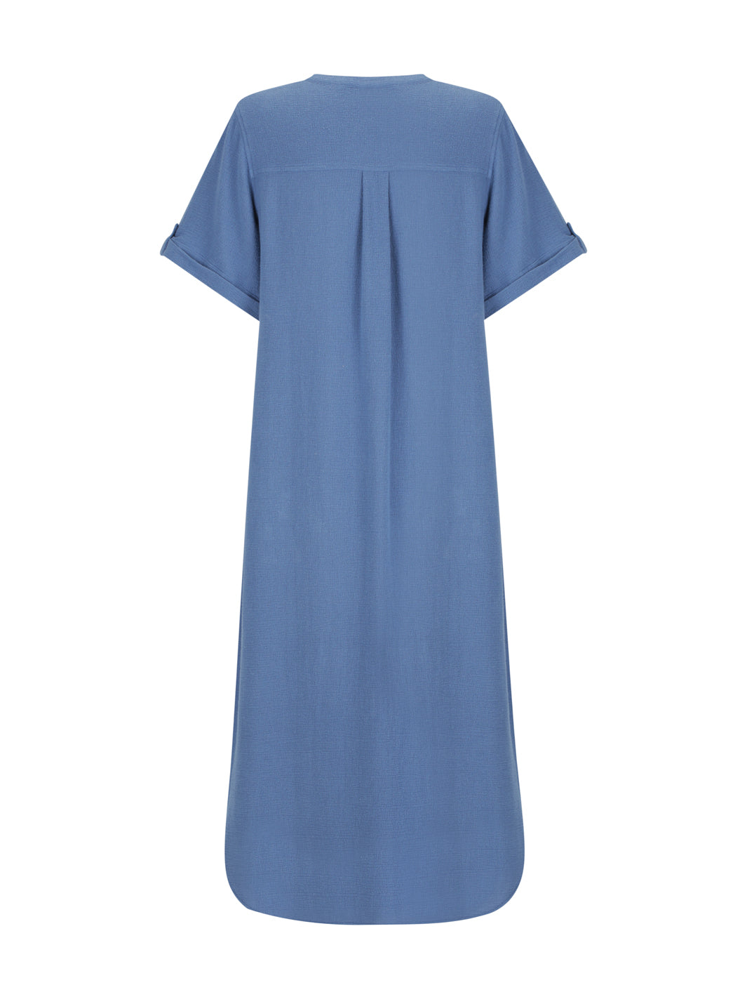 Loose Button Midi Dress