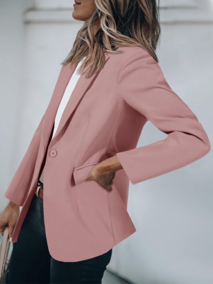 Open Front Long Sleeve Blazer