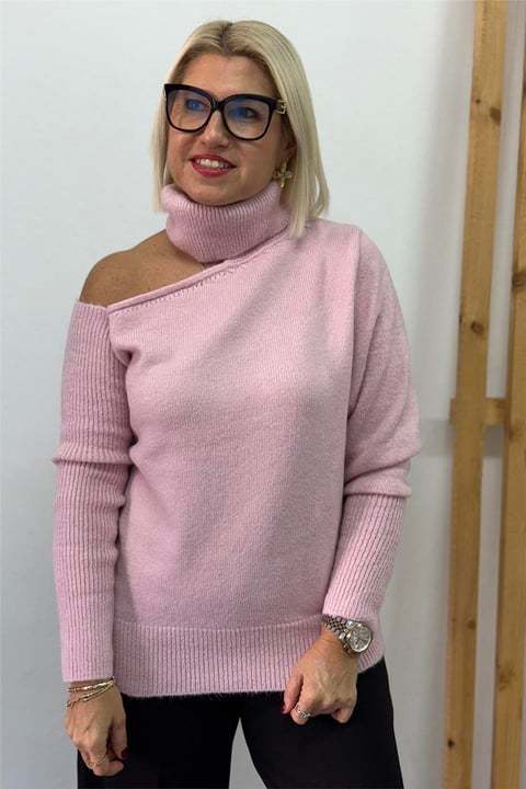 CLEARANCE SALE🔥Relaxed Fit Off-Shoulder Sweater