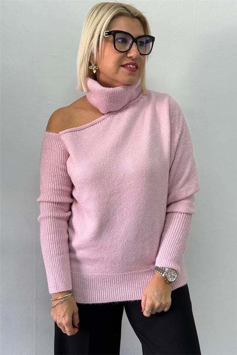CLEARANCE SALE🔥Relaxed Fit Off-Shoulder Sweater