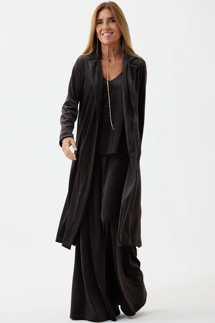 CLEARANCE SALE🔥 Soft Velvet Trench Coat