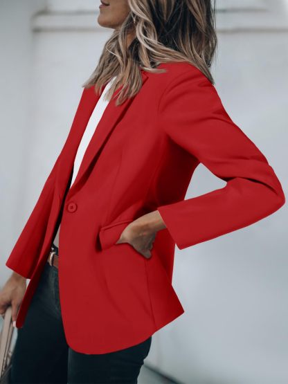 Open Front Long Sleeve Blazer
