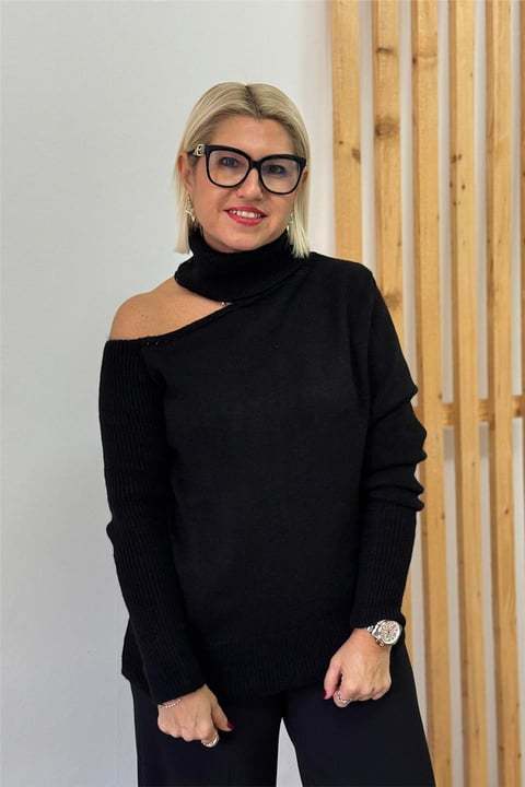 CLEARANCE SALE🔥Relaxed Fit Off-Shoulder Sweater