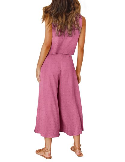 Plus Size Friendly Cropped Jumpsuit