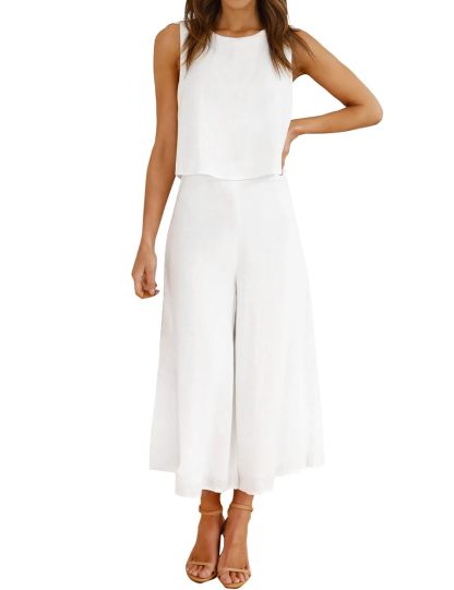 Plus Size Friendly Cropped Jumpsuit