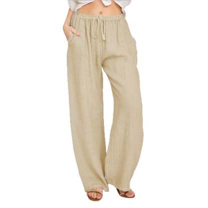 Woman's Cotton Linen Pants-Buy 2 Free Shipping